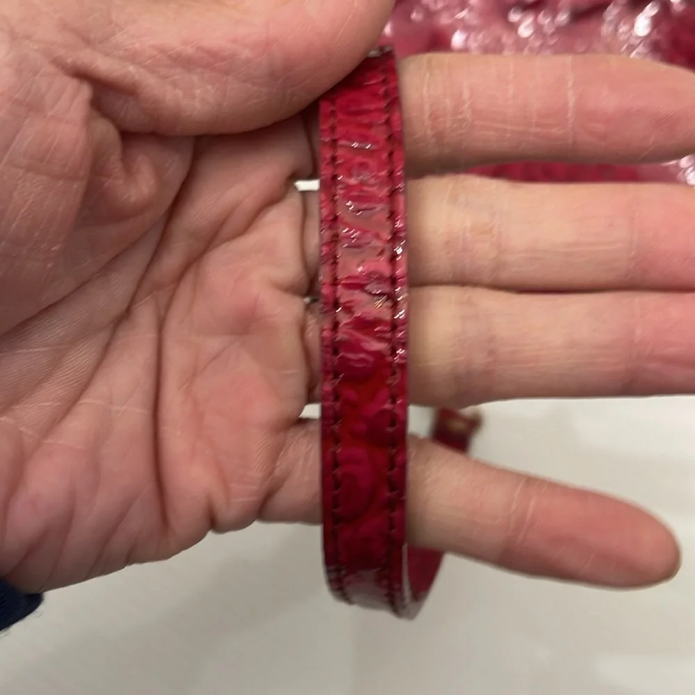 BRAHMIN LEATHER ANY TIME SHOULDER & WRISTLET WOMENS SIZE M - Picture 14 of 16